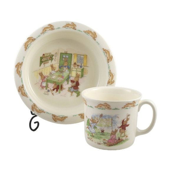 Beatrix Potter Peter Rabbit Bunnykins Bowl Cereal Baking Table Cup